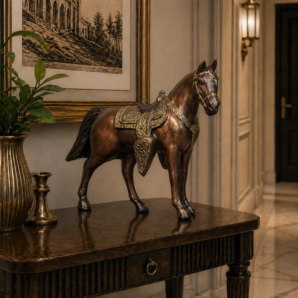 Royal Arabian Stallion - Antique Copper Collection