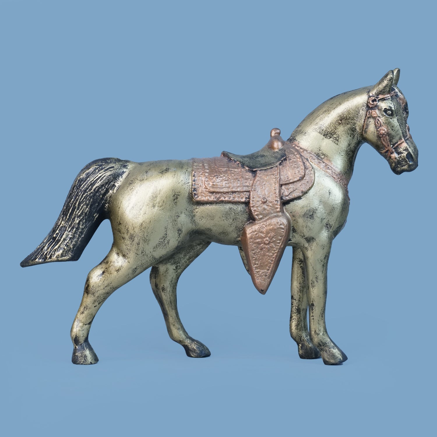 Royal Arabian Stallion - Antique Brass Collection
