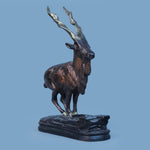 Royal Markhor of the Peaks - Antique Copper Collection