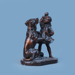 Royal Joyful Companions Dog & Girl - Copper Collection