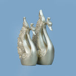 Royal Swan Pair - Golden Grace Collection
