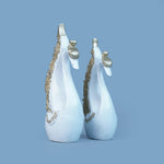 Royal Swan Pair - White & Golden Collection