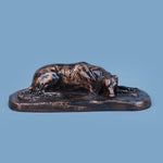 Royal Resting Hound Dog - Antique Copper Collection