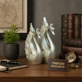 Royal Swan Pair - Golden Grace Collection