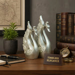 Royal Swan Pair - Golden Grace Collection