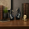 Royal Swan Pair - Black with Gold touch