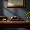 Royal Resting Hound Dog - Antique Copper Collection