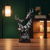 Royal Floral Deer Pair - Antique Copper Collection