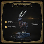Royal Markhor of the Peaks - Antique Copper Collection