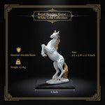 Royal Rearing Horse - White Gold Collection