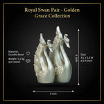 Royal Swan Pair - Golden Grace Collection